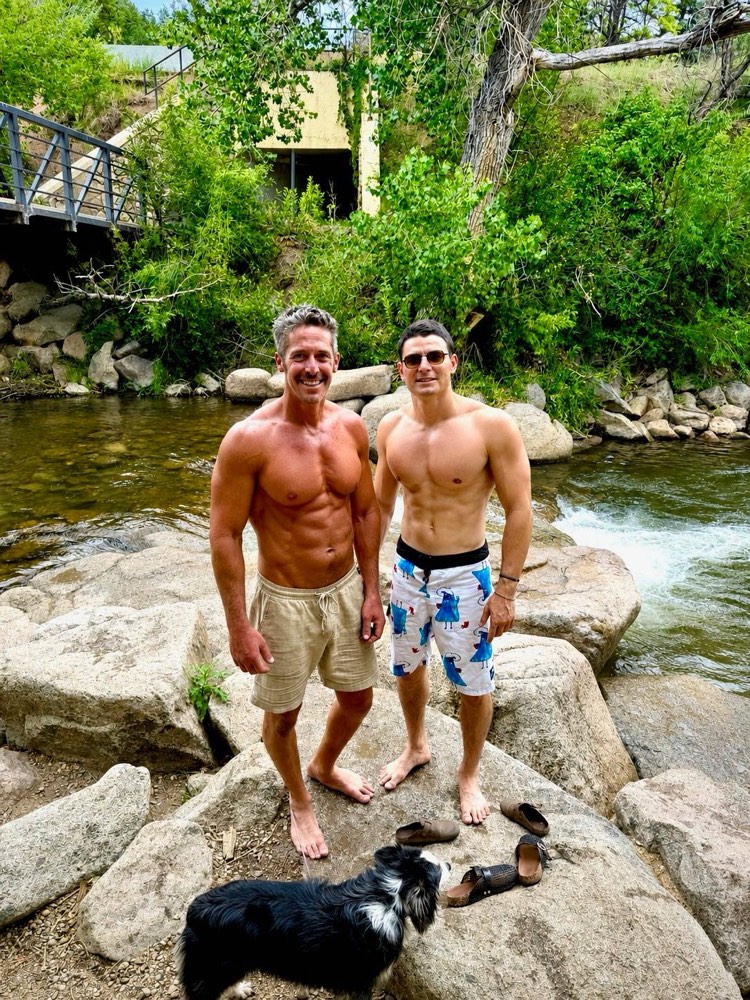 Daniel Eisenman at the creek in Boulder, Colorado